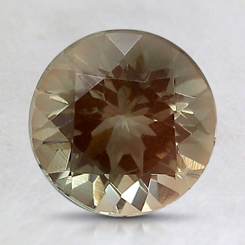 7.8mm Unheated Parti-Color Round Oregon Sunstone