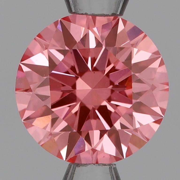 1.04 Ct. Fancy Vivid Pink Round Lab Grown Diamond