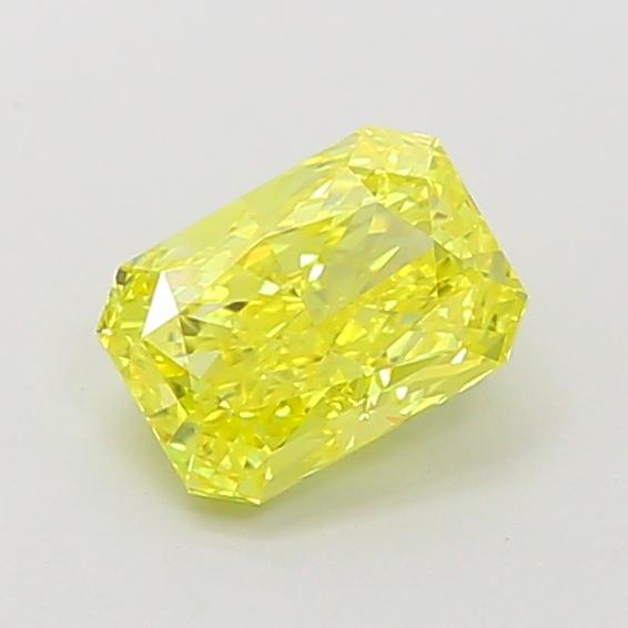 1.0 Ct. Fancy Vivid Yellow Radiant Lab Grown Diamond