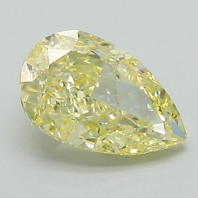 1.30 Ct. Fancy Intense Yellow Pear Lab Grown Diamond