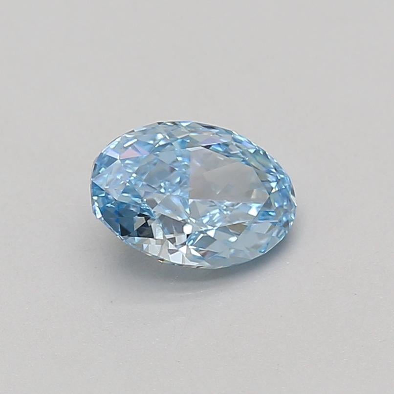 1.03 Ct. Fancy Vivid Blue Oval Lab Grown Diamond