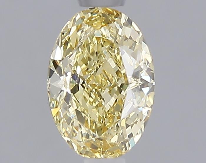1.05 Ct. Fancy Intense  Yellow Oval Lab Grown Diamond