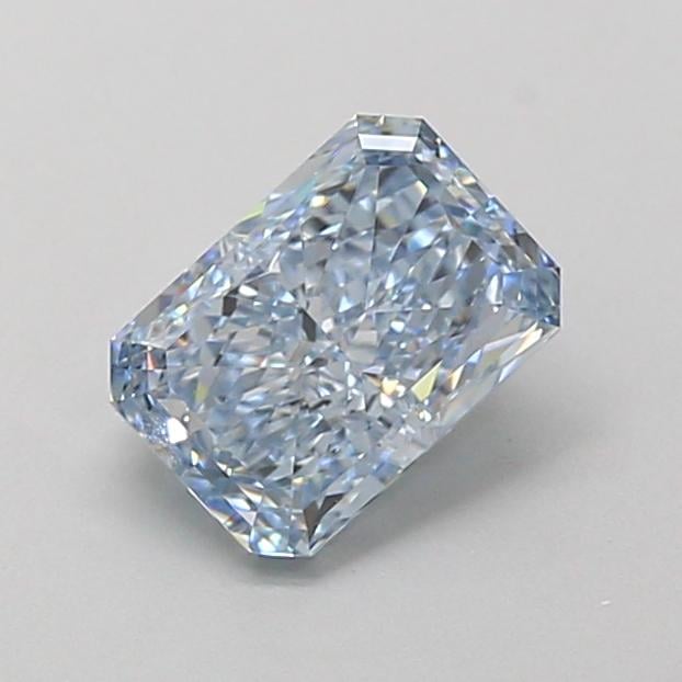 1.23 Ct. Fancy Vivid  Blue Radiant Lab Grown Diamond