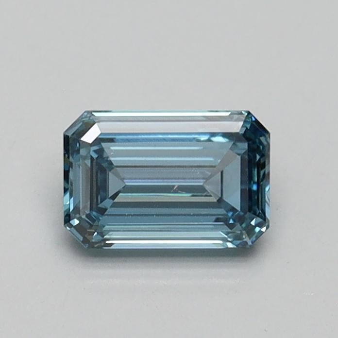 0.50 Ct. Fancy Intense Blue Emerald Lab Grown Diamond