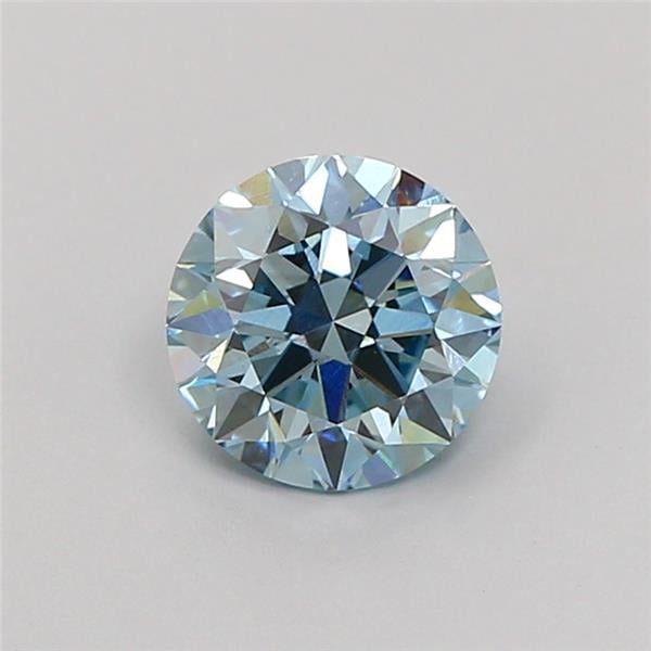 1.02 Ct. Fancy Vivid Blue Round Lab Grown Diamond