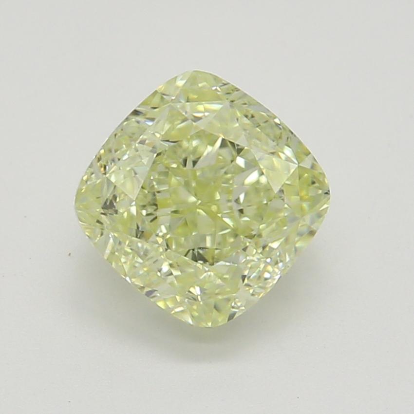 0.81 Ct. Fancy Light Yellow Cushion Diamond