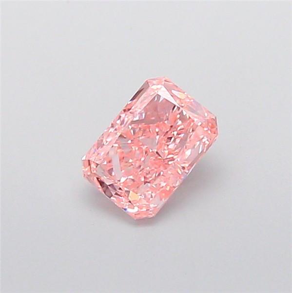 1.01 Ct. Fancy Vivid  Pink Radiant Lab Grown Diamond