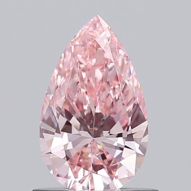 0.71 Ct. Fancy Vivid Pink Pear Lab Grown Diamond