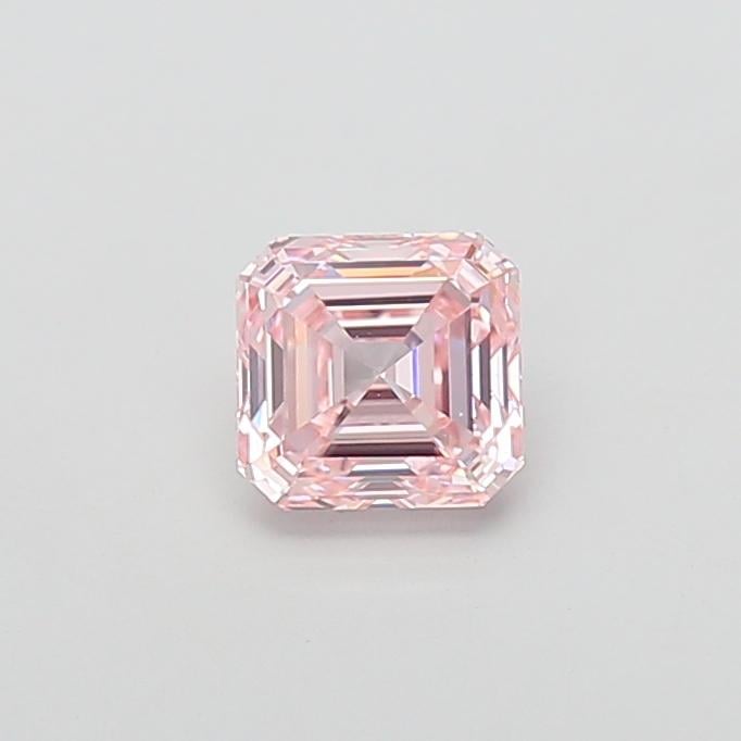 1.53 Ct. Fancy Intense  Pink Asscher Lab Grown Diamond