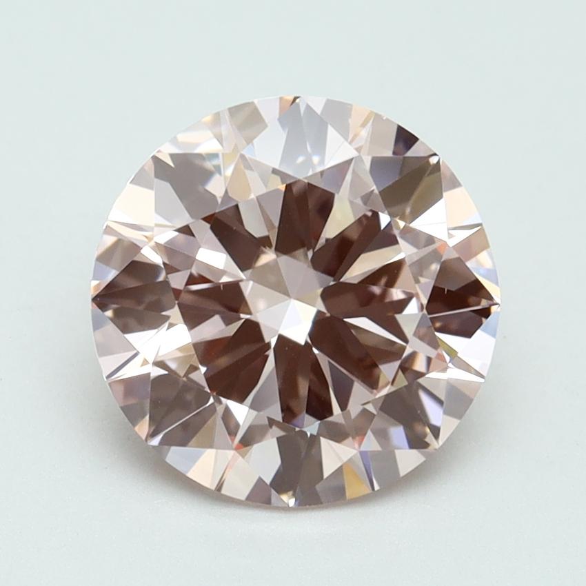 2.75 Ct. Fancy Intense Pink Round Lab Grown Diamond