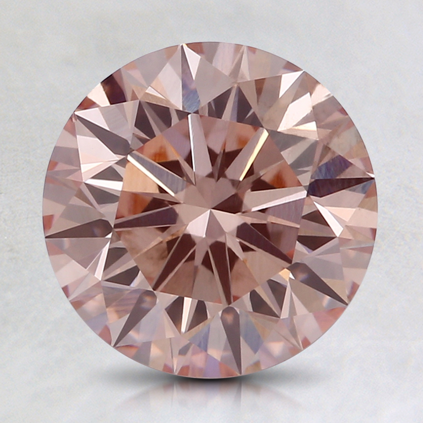 orangy pink diamond