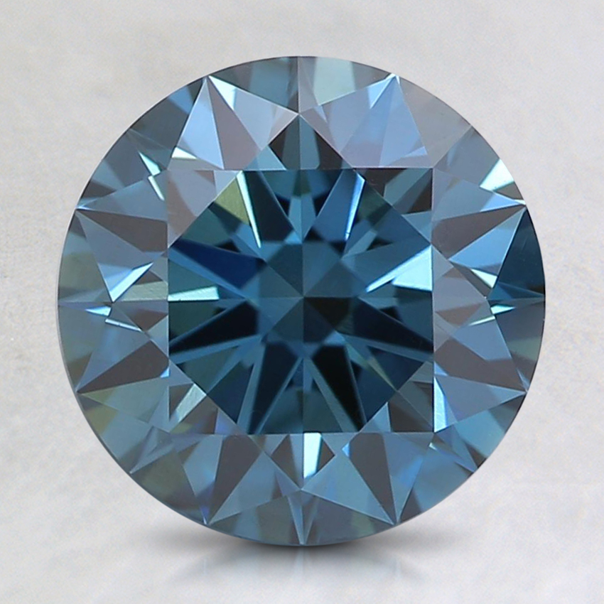 2.06 Ct. Fancy Deep Blue Round Lab Grown Diamond