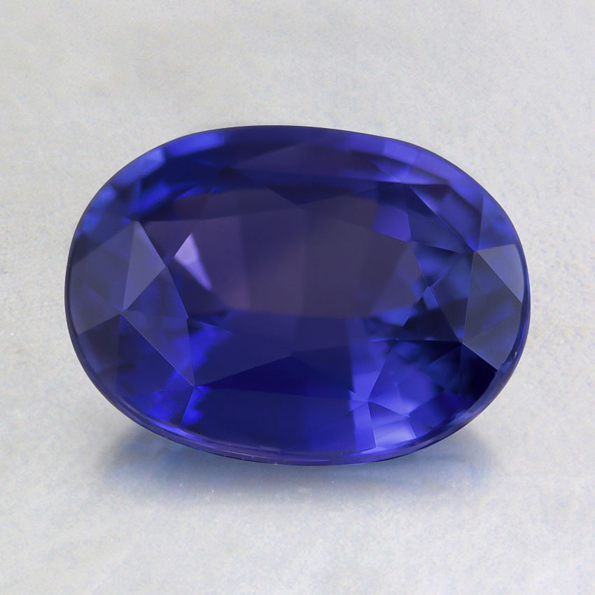 8x6mm Unheated Blue Oval Sapphire