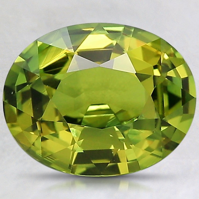 9.8x7.8mm Green Oval Australian Sapphire