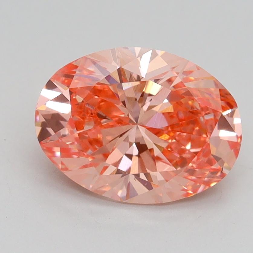 1.80 Ct. Fancy Vivid Pink Oval Lab Grown Diamond