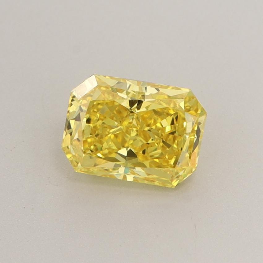 1.04 Ct. Fancy Vivid  Yellow Radiant Lab Grown Diamond
