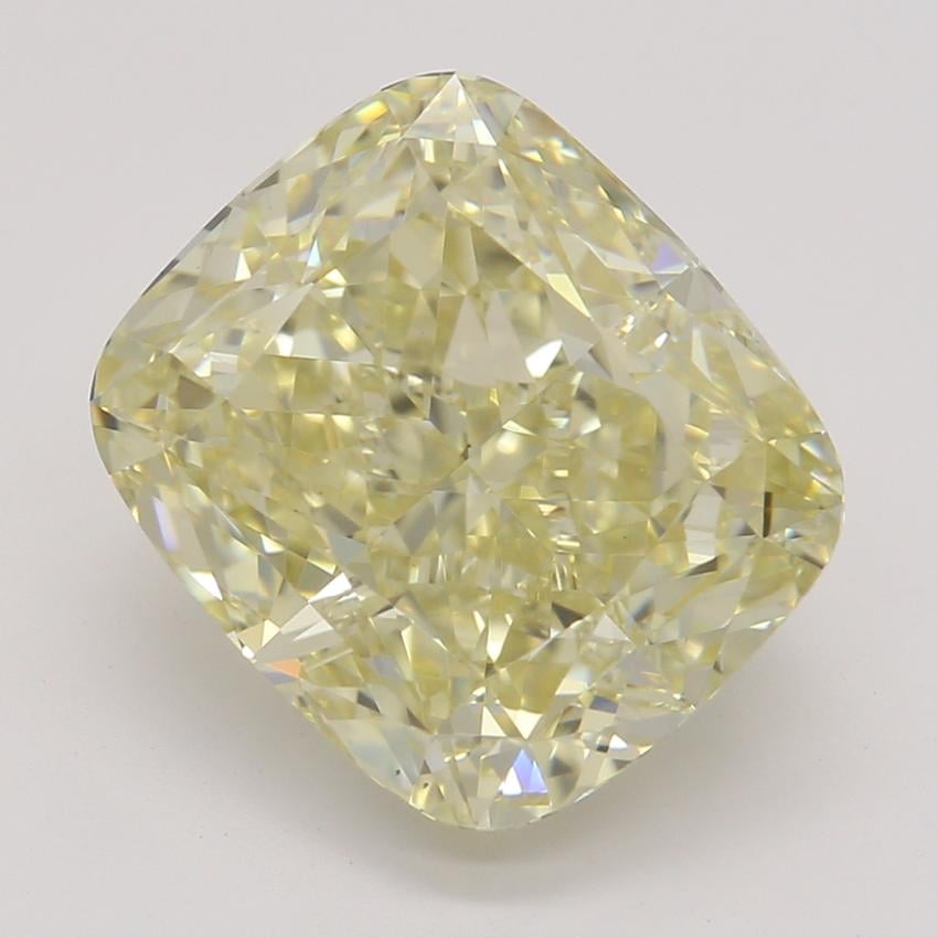 3.56 Ct. Fancy Light Brownish Yellow Cushion Diamond