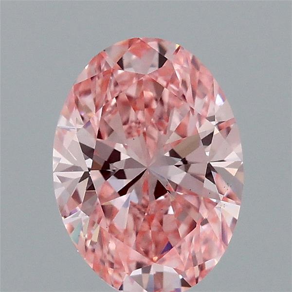 1.15 Ct. Fancy Vivid Pink Oval Lab Grown Diamond