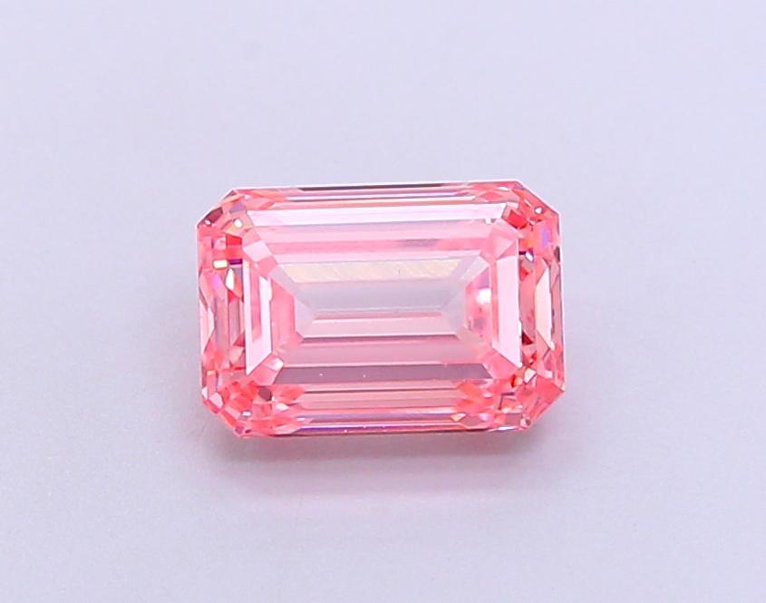 1.51 Ct. Fancy Intense Pink Emerald Lab Grown Diamond