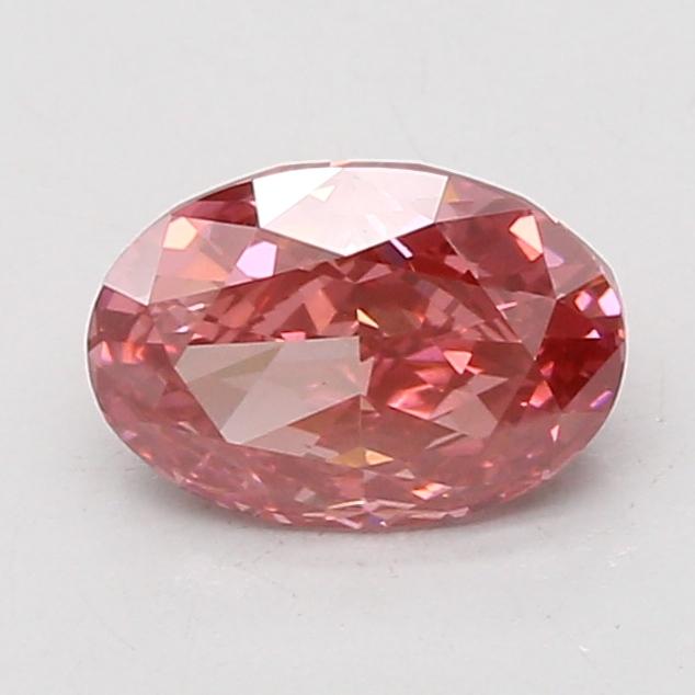 1.51 Ct. Fancy Vivid Pink Oval Lab Grown Diamond