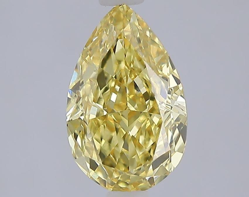 1.57 Ct. Fancy Vivid Yellow Yellow Pear Lab Grown Diamond