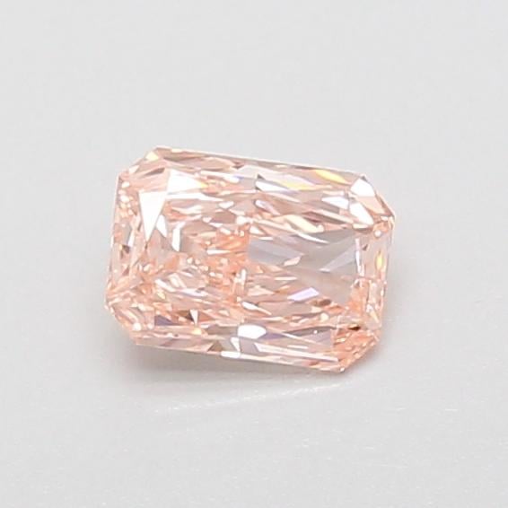 0.42 Ct. Fancy Vivid Pink Radiant Lab Grown Diamond