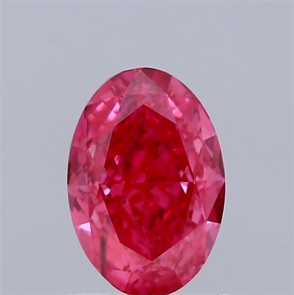 1.01 Ct. Fancy Vivid Pink Oval Lab Grown Diamond