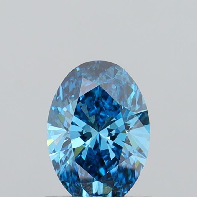 1.00 Ct. Fancy Vivid  Blue Oval Lab Grown Diamond
