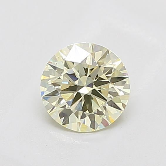 1.09 Ct. Light Yellow Round Lab Grown Diamond