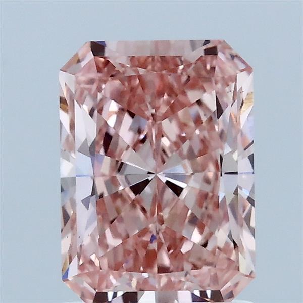 1.50 Ct. Fancy Pink Radiant Lab Grown Diamond