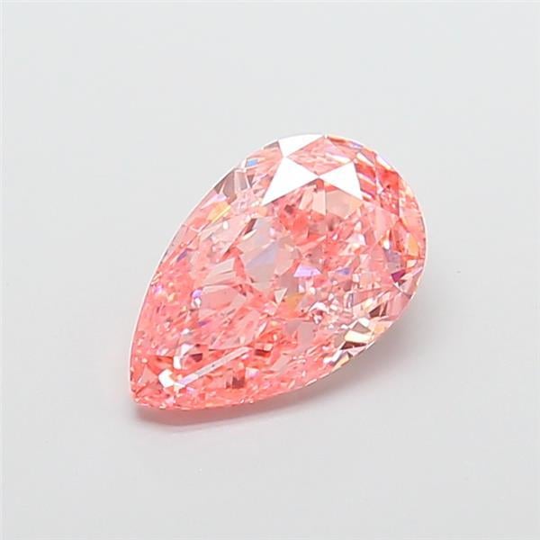 4.02 Ct. Fancy Vivid Pink Pear Lab Grown Diamond