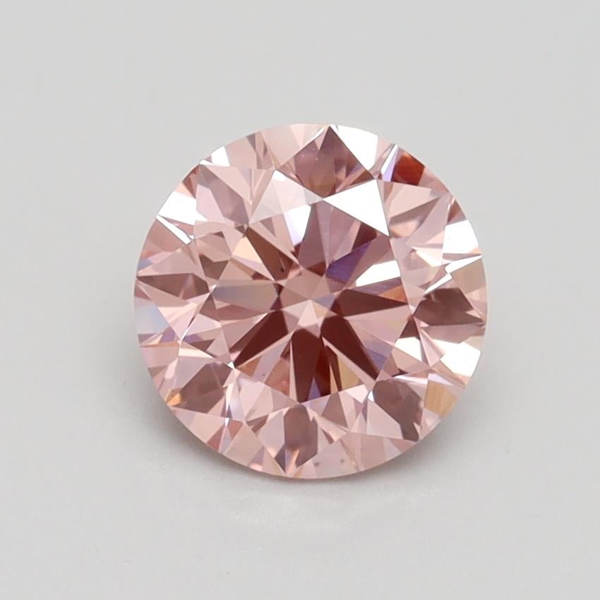 1.36 Ct. Fancy Intense Pink Round Lab Grown Diamond