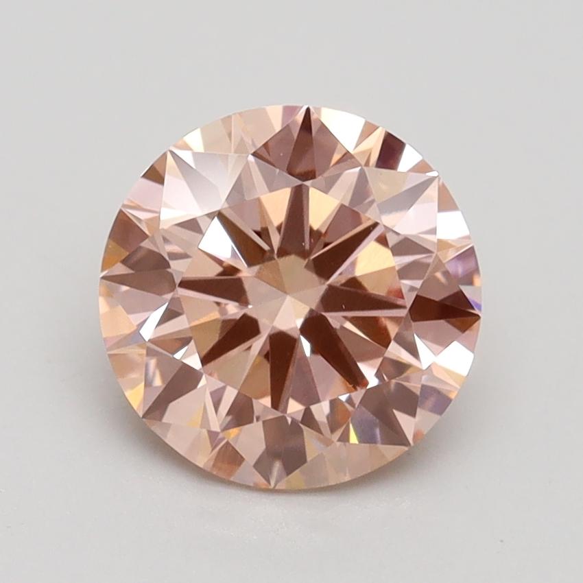 1.71 Ct. Fancy Intense Pink Round Lab Grown Diamond