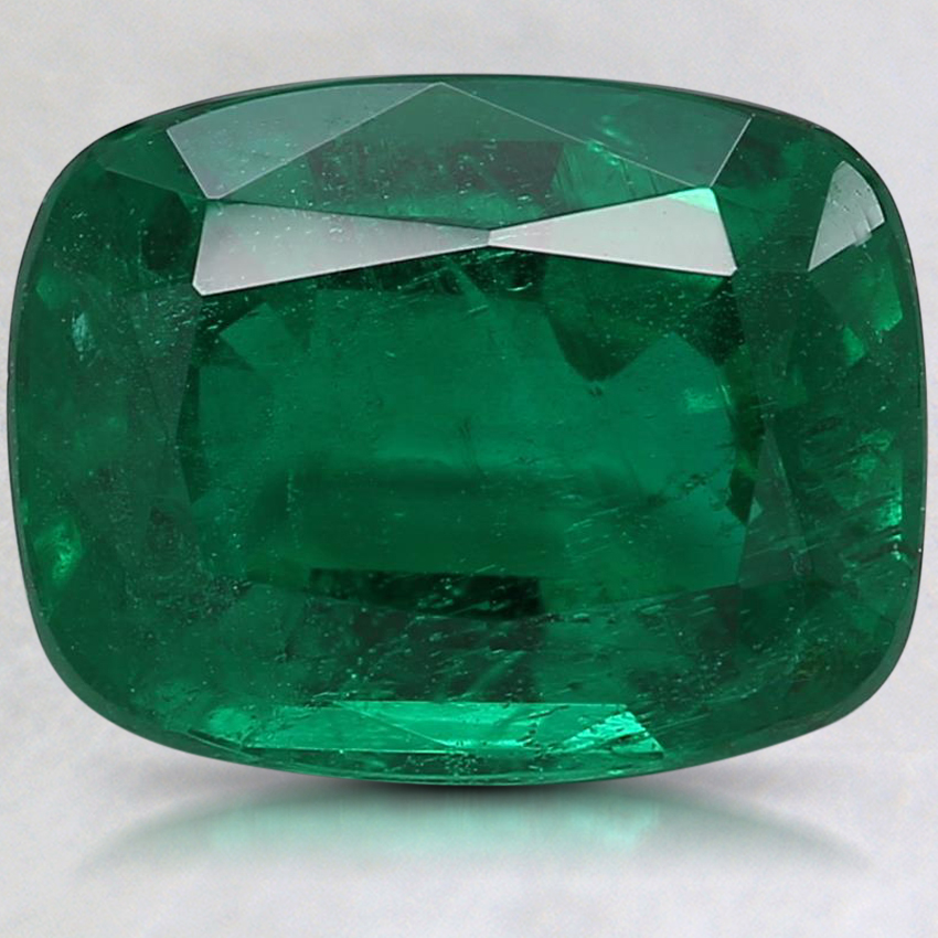 10.2x7.8mm Premium Cushion Emerald