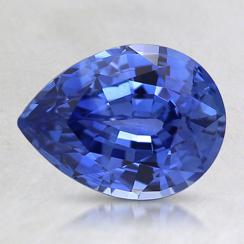8.6x6.5mm Premium Blue Pear Sapphire
