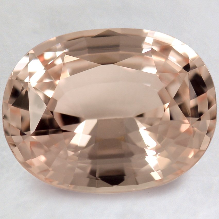 10x8mm Peach Oval Sapphire
