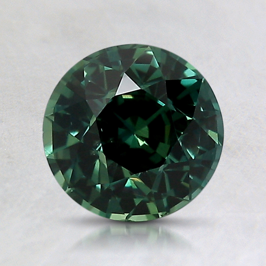 6.9mm Teal Round Sapphire