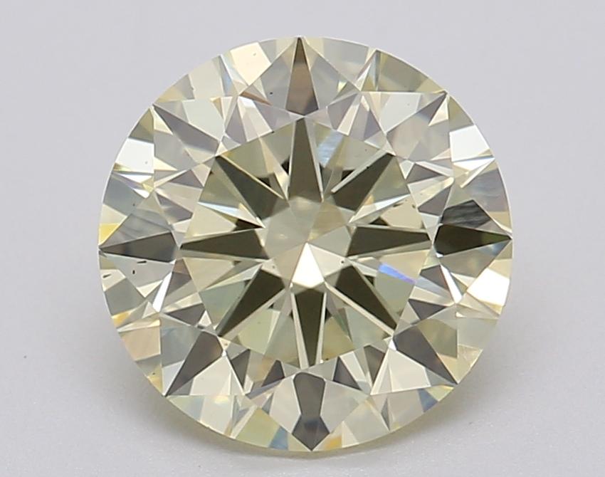 2.04 Ct. Fancy Light Yellow Round Lab Grown Diamond