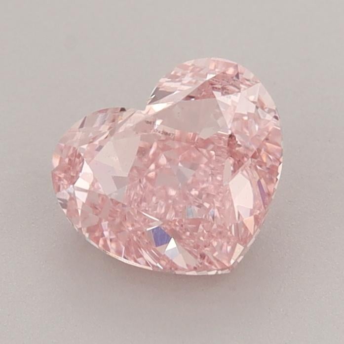1.31 Ct. Fancy Vivid  Pink Heart Lab Grown Diamond