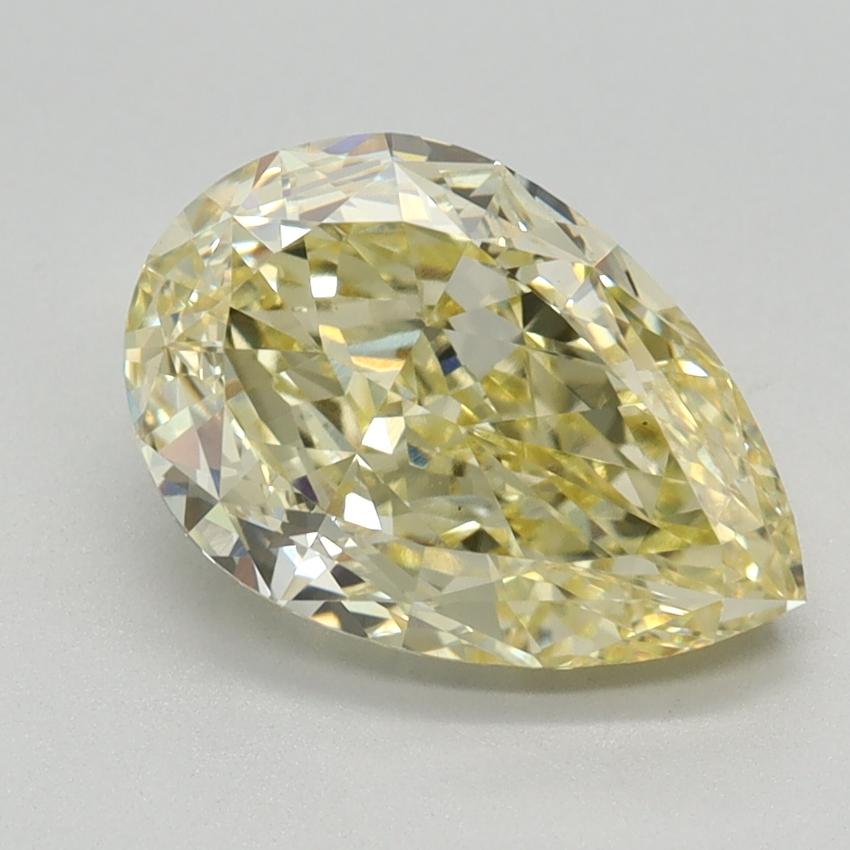 2.27 Ct. Fancy Intense Yellow Pear Lab Grown Diamond