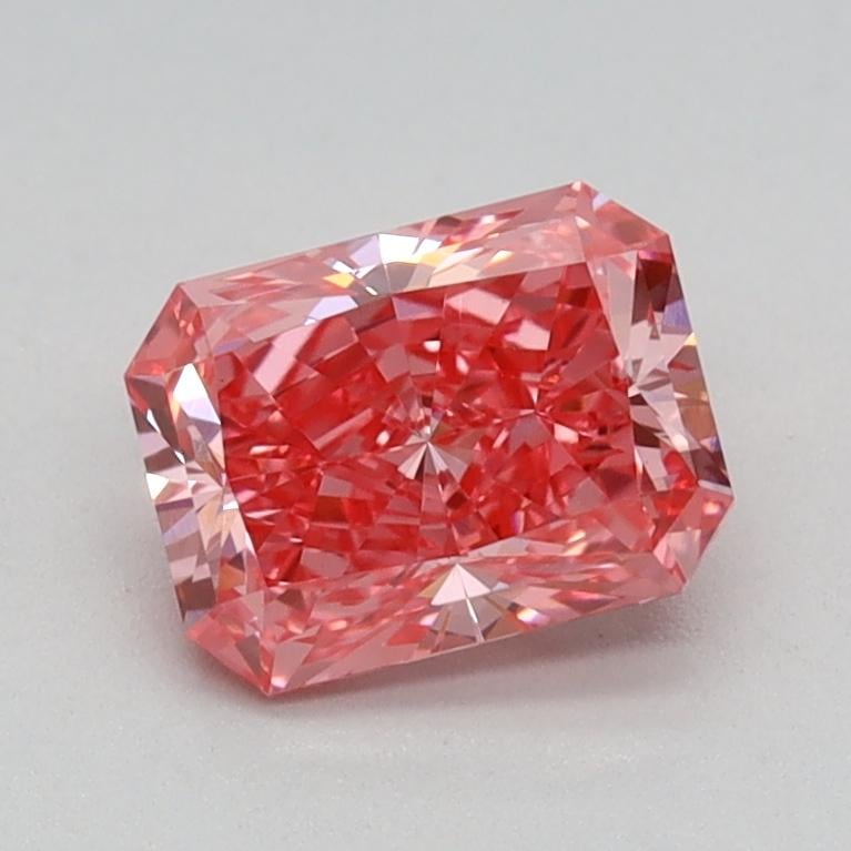 0.75 Ct. Fancy Vivid Pink Radiant Lab Grown Diamond