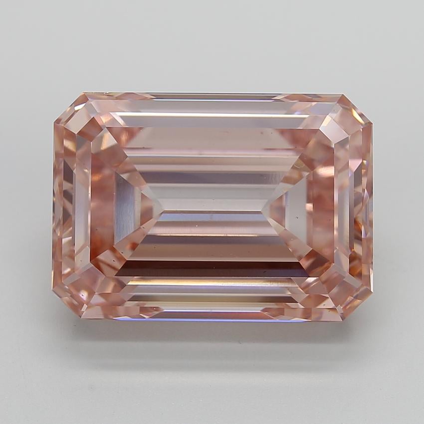 20.04 Ct. Fancy Intense  Pink Emerald Lab Grown Diamond