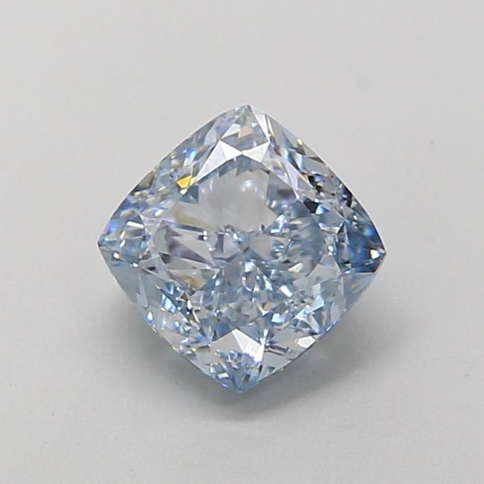 1.58 Ct. Fancy Intense Blue Cushion Lab Grown Diamond