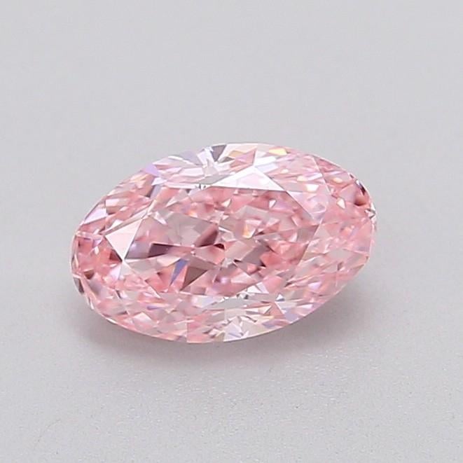 0.95 Ct. Fancy Vivid  Pink Oval Lab Grown Diamond