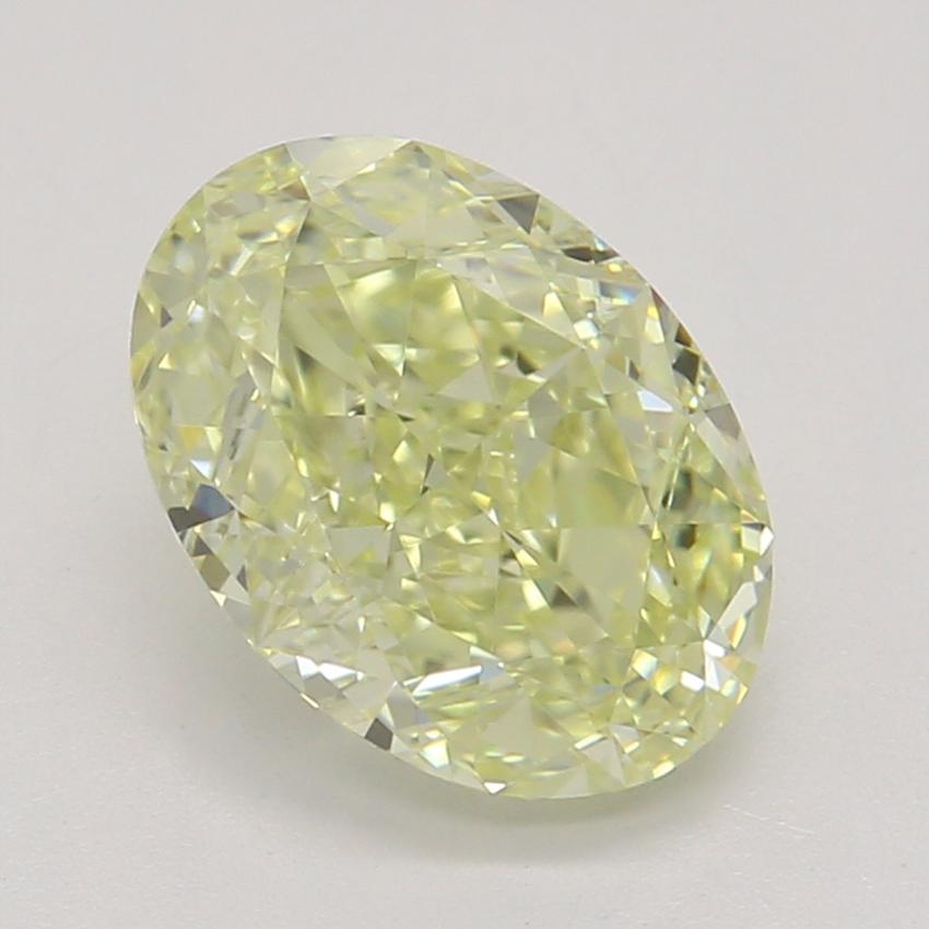 1.12 Ct. Fancy Light Yellow Oval Diamond