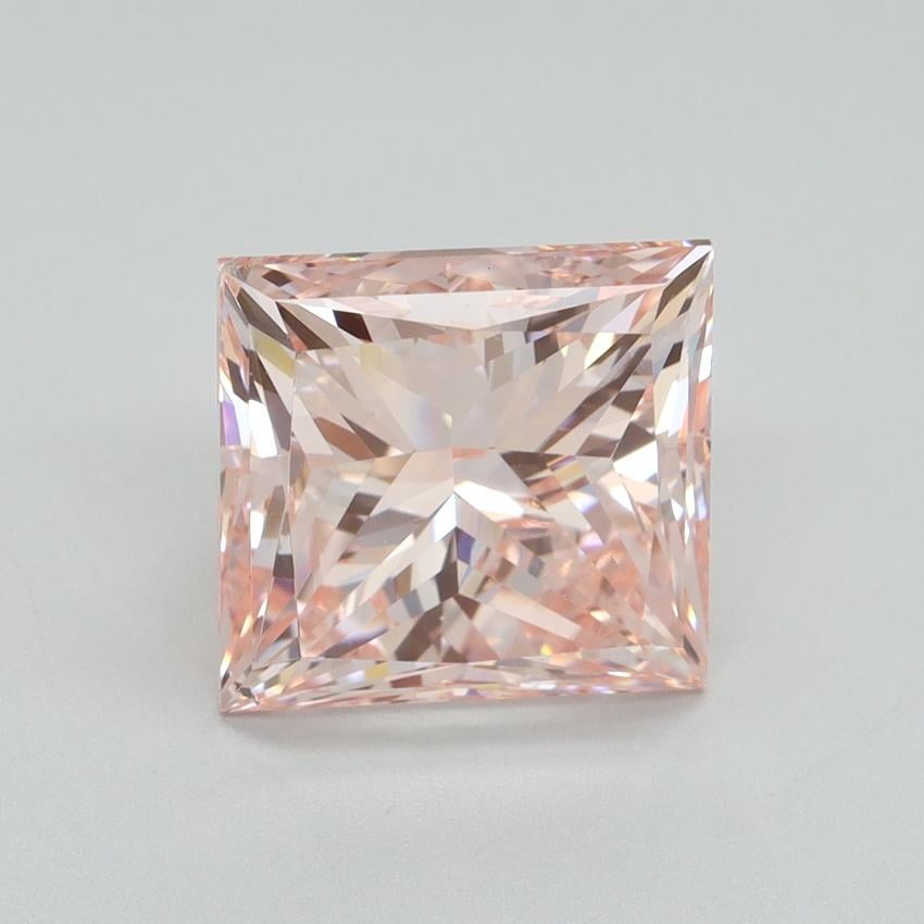 4.50 Ct. Fancy Intense Pink Princess Lab Grown Diamond