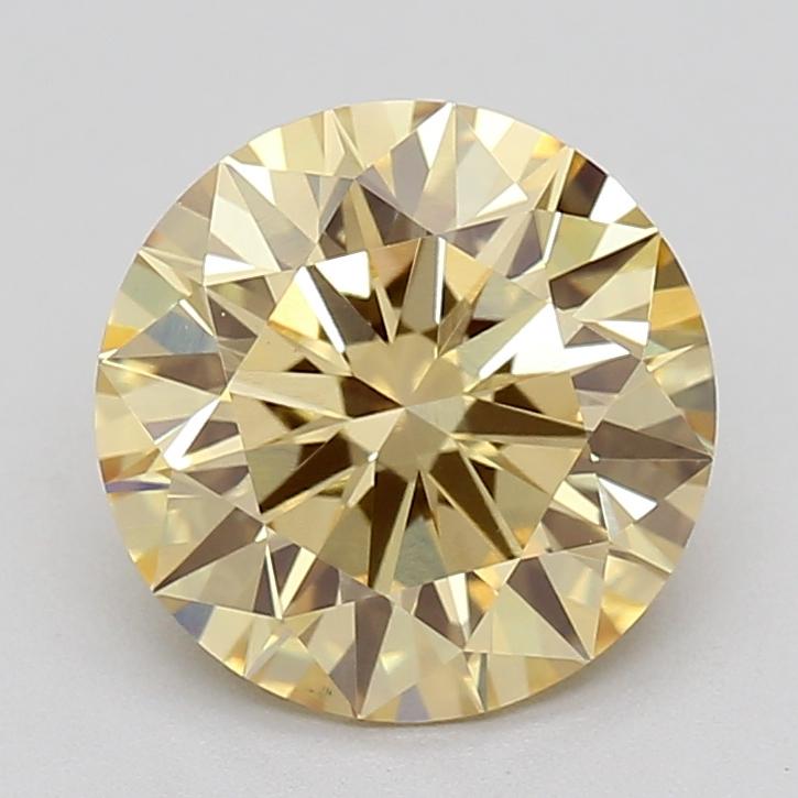 2.07 Ct. Fancy  Yellow Round Lab Grown Diamond