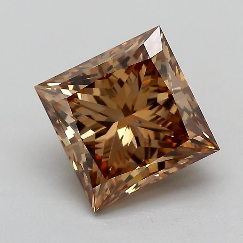 4.12 Ct. Fancy  Brown Princess Lab Grown Diamond