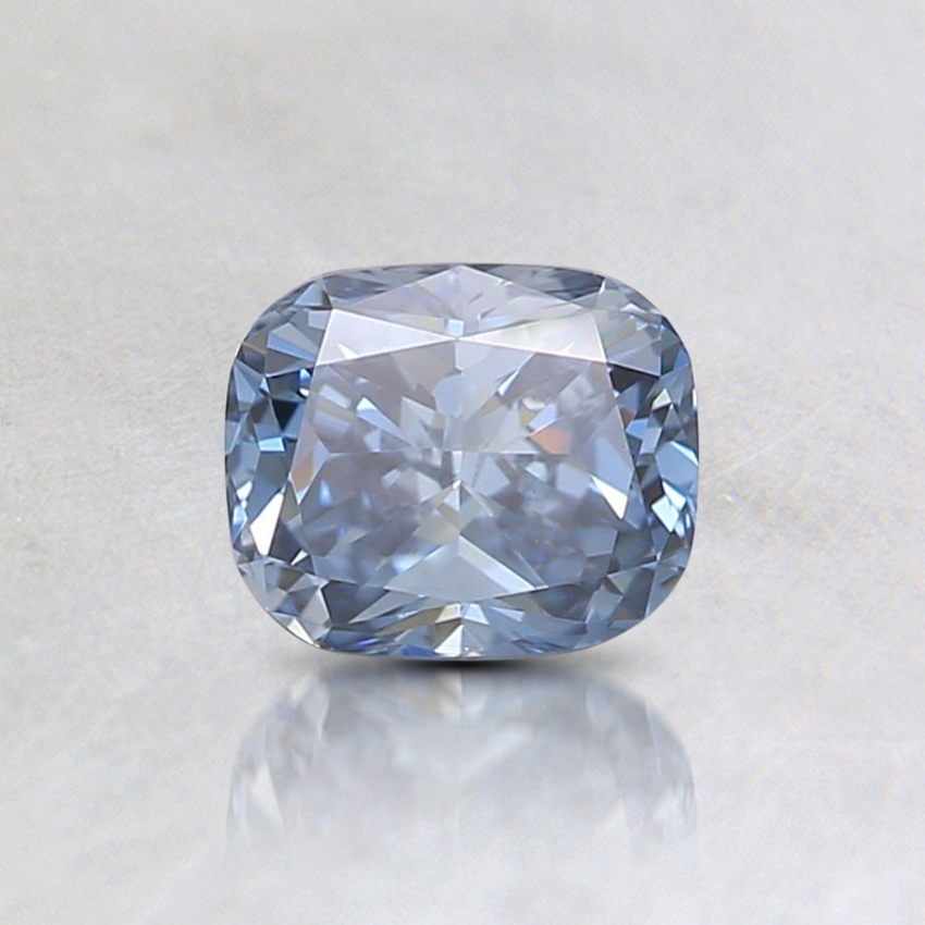 0.55 Ct. Fancy Intense Blue Cushion Lab Grown Diamond