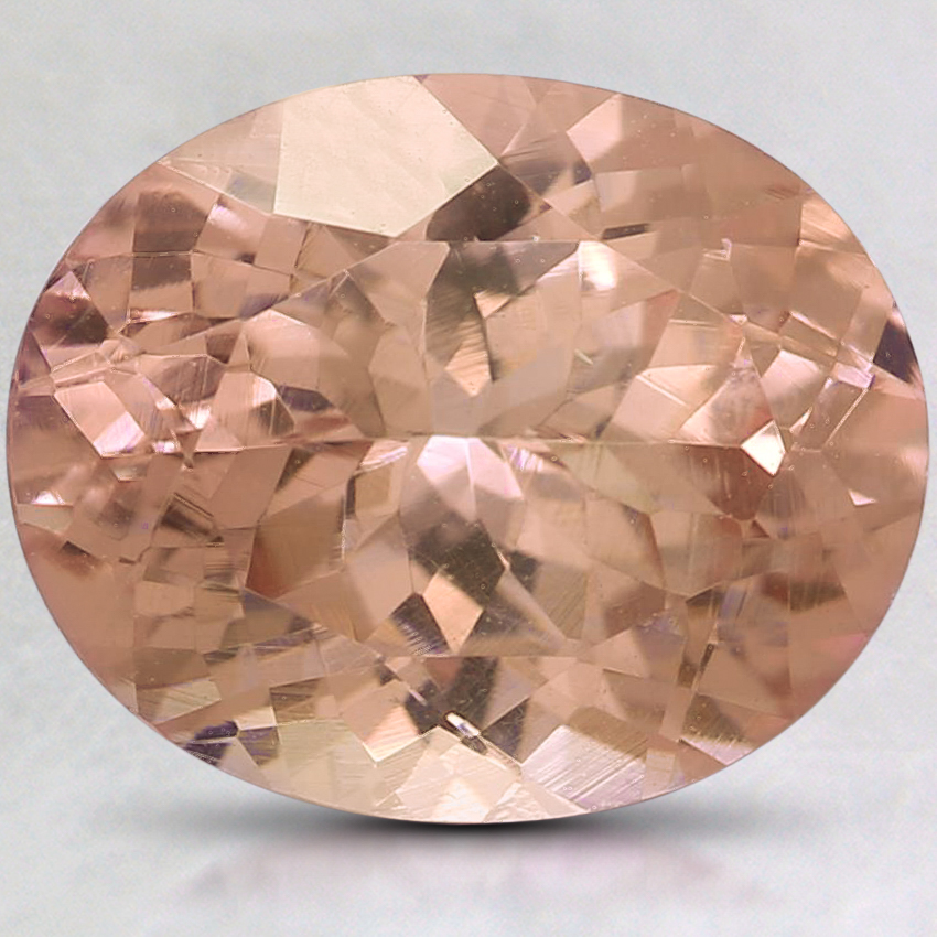 11x9mm Peach Oval Garnet